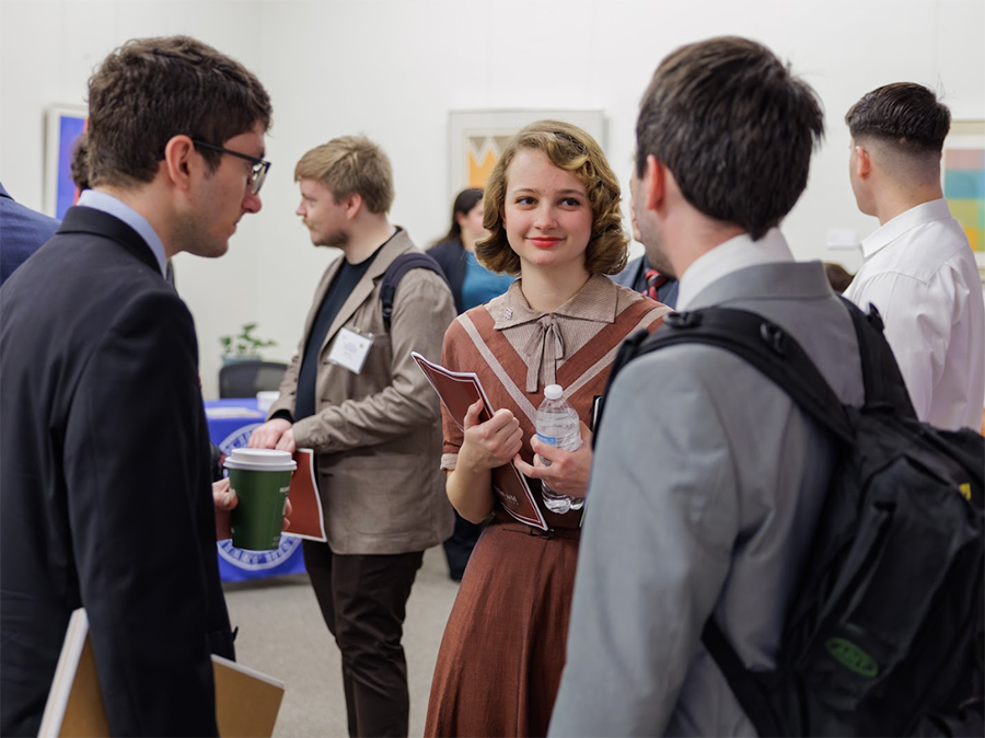 Graduate students attending the HGSO Conference