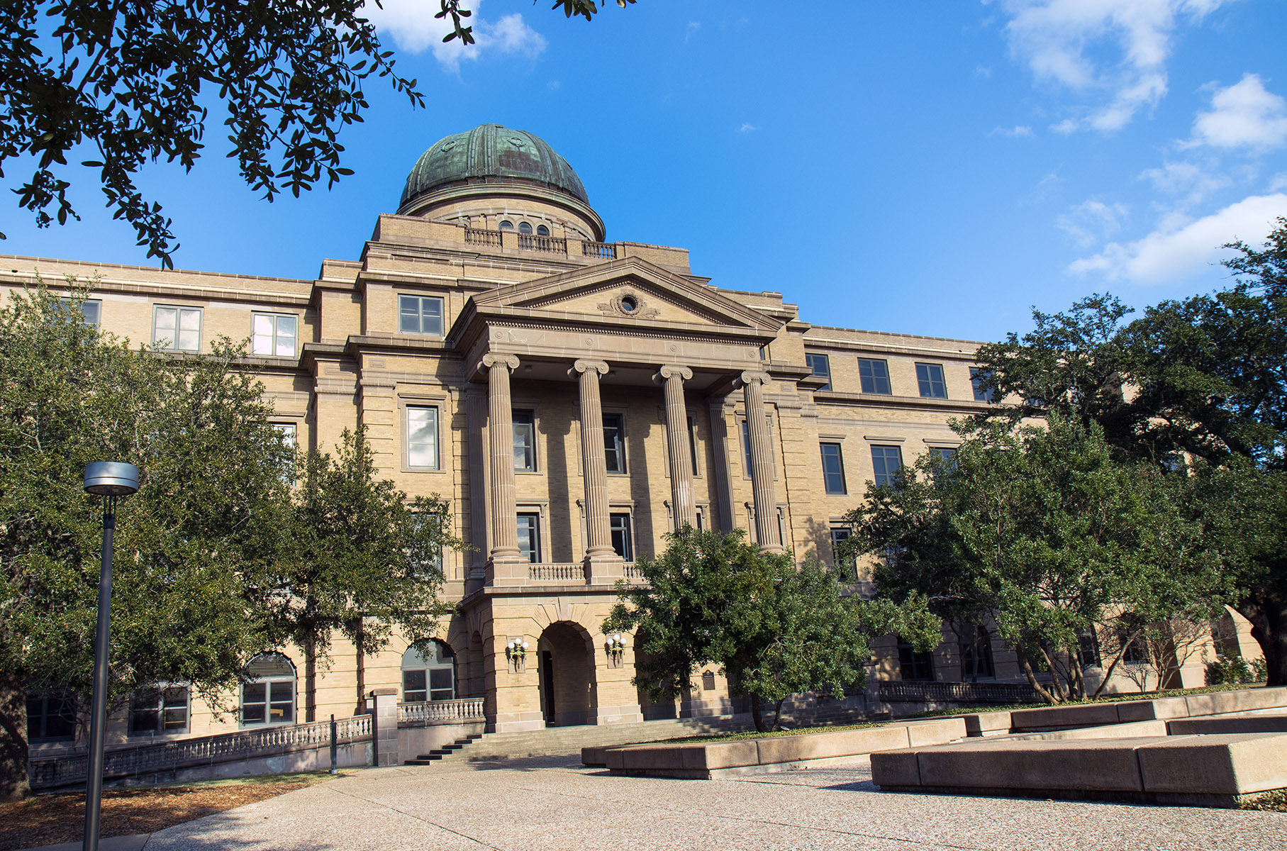 The Academic Building on the Texas A&M University campus