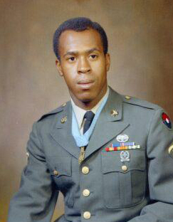 Official United States Army portrait of Texas A&amp;M University chemistry former student and Congressional Medal of Honor recipient Clarence Sasser