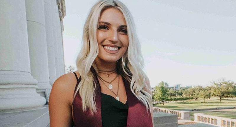 2020 Texas A&M University economics graduate Noelle Levantino