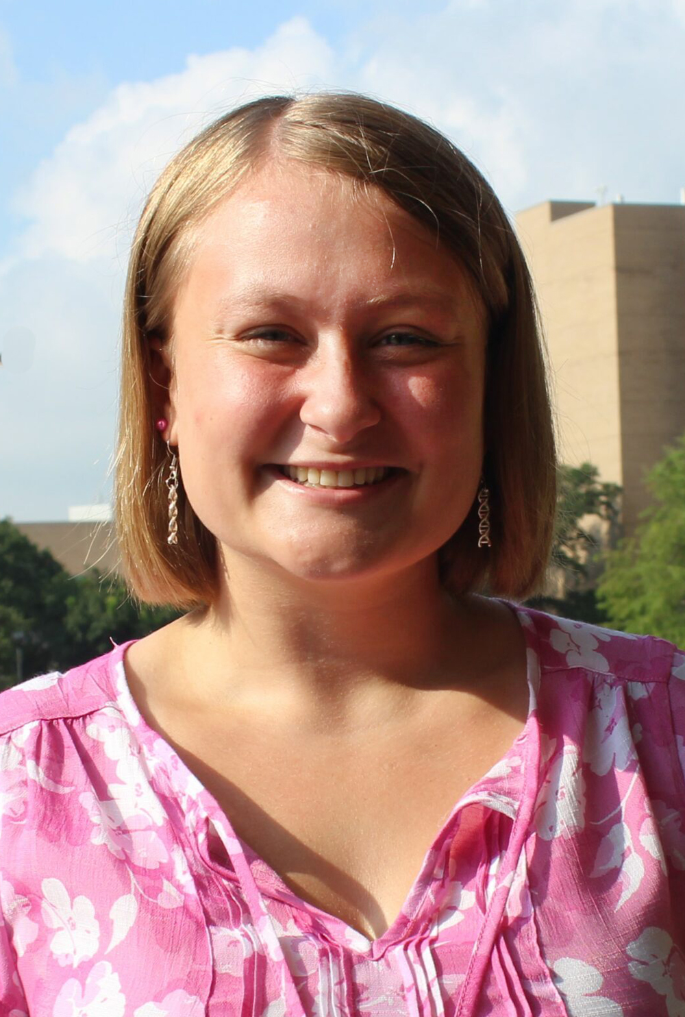 Sydney Christensen '24 smiling for the camera