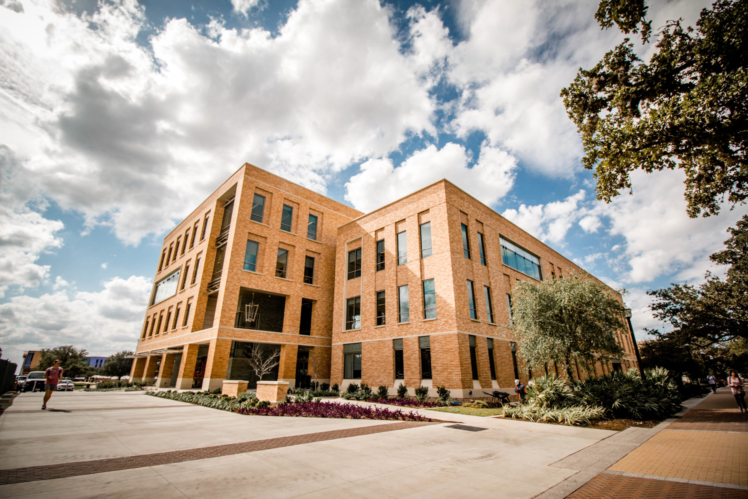 Exterior shot of the Student Services Building, which houses the Division of Student Affairs' Disability Resources at Texas A&amp;M.